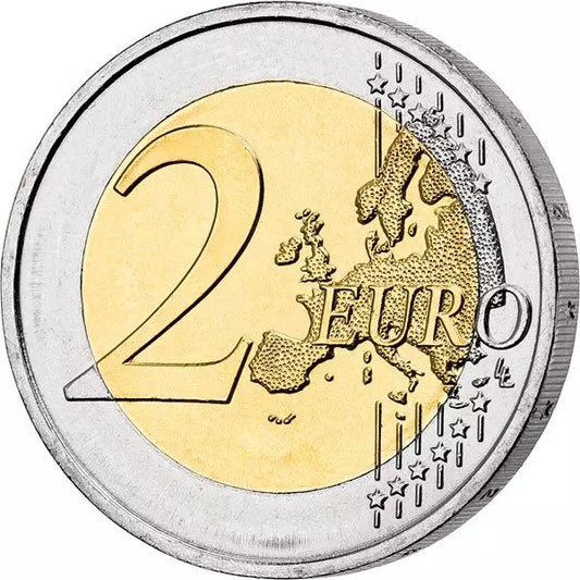 Hologramme de naissance du prince Charles au Luxembourg (2 euros) 2020