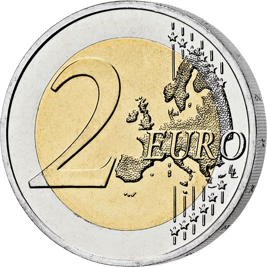2 euros L'animal national de l'Estonie, le loup, 2021