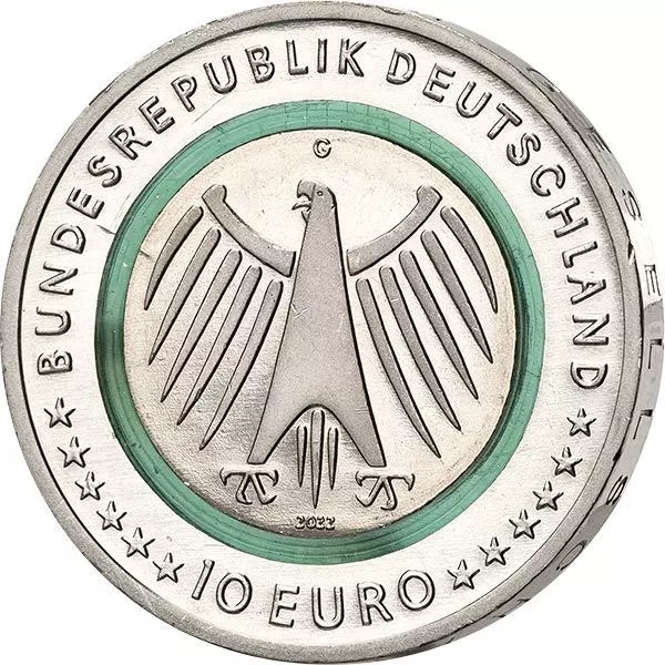 10 euros BRD Care 2022 avec application couleur