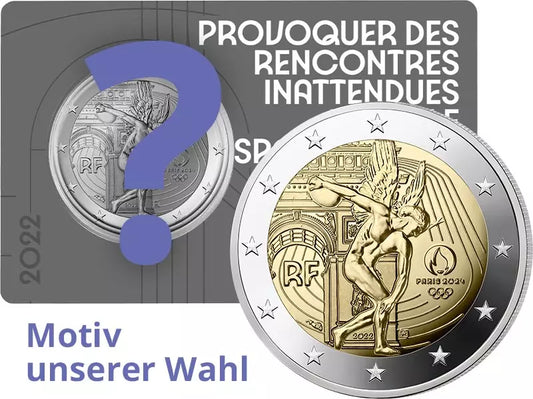 Carte à collectionner Genius 2022 - 2 euros - Jeux Olympiques de France 2024