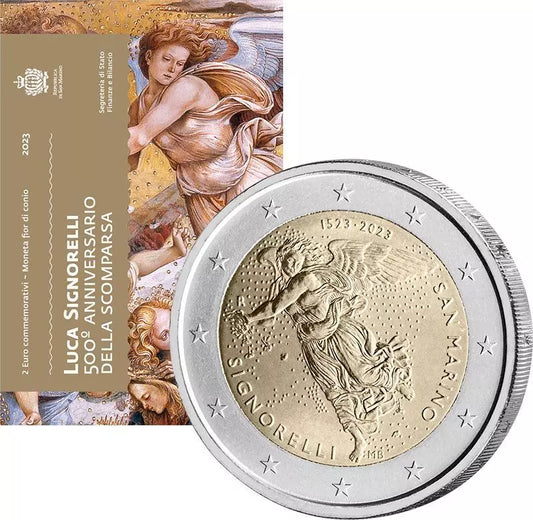2 euros Saint-Marin 500e anniversaire de la mort de Luca Signorelli 2023