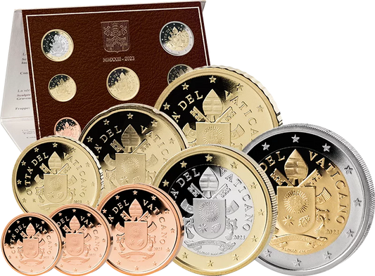 Coffret de pièces en euros du Vatican 2023