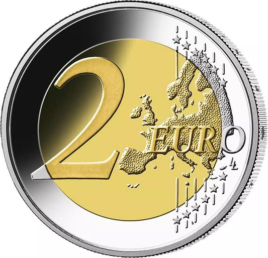 5 x 2 Euro Allemagne Mecklembourg-Poméranie-Occidentale Königsstuhl 2024 état neuf (A-J)