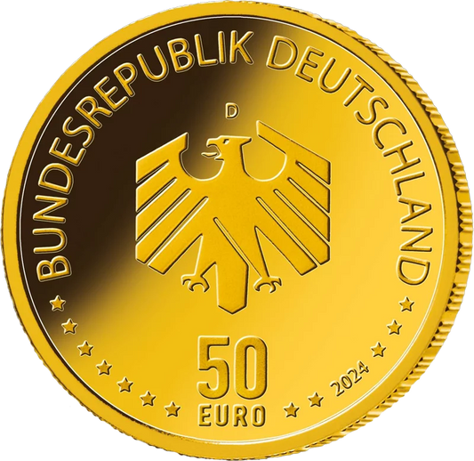 5 x 50 euros République fédérale d'Allemagne Mobilité 2024 État neuf (A - J)