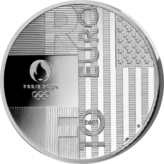 10 Euro France Jeux Olympiques Paris 2024 - Passage de témoin Paris et Los Angeles 2024