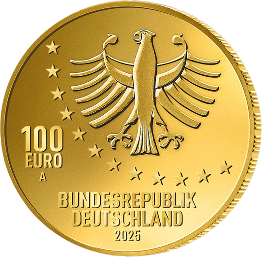 5 x 100 euros République fédérale d'Allemagne De la vie d'un bon à rien - Eichendorff 2025 État neuf (A-J)