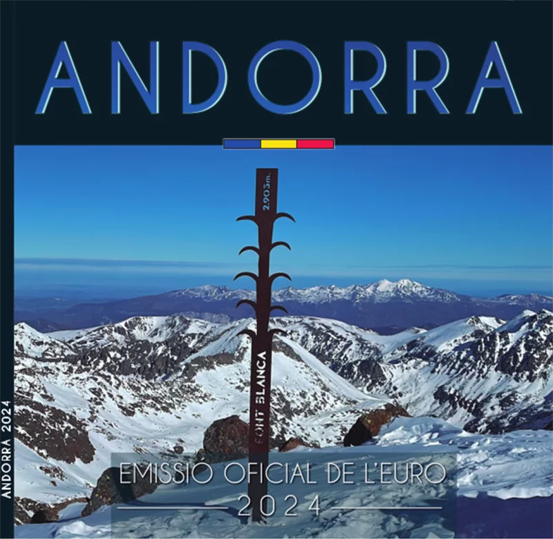 Coffret de pièces en euros Andorre 2024