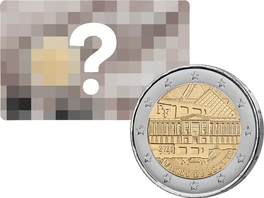 Carte de 2 euros pour le musée du Louvre (France) 2025, à choisir