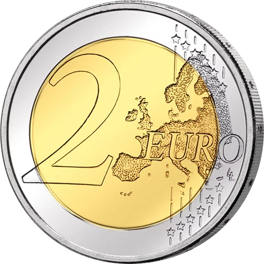 Loterie Nationale Belgique 2025, billet de 2 euros avec application couleur