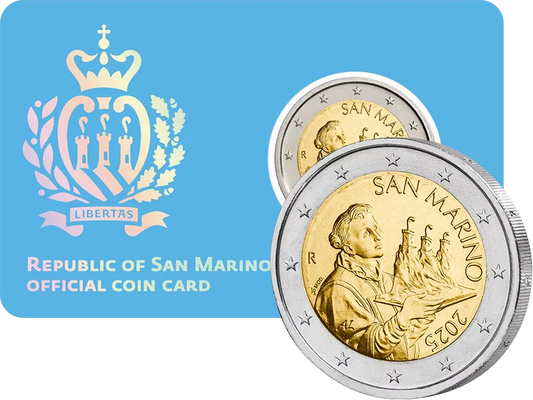 Pièce de 2 euros de Saint-Marin en circulation - Armoiries de Saint-Marin 2025