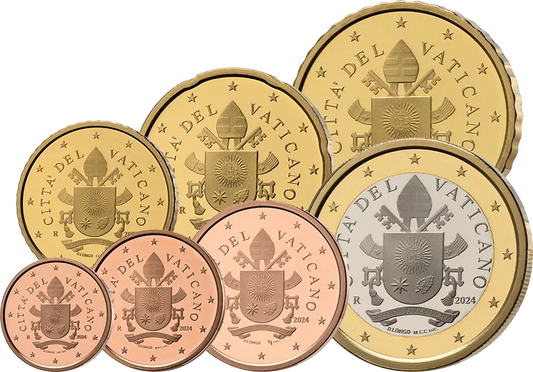 Coffret de pièces en euros Vatican, année de notre choix