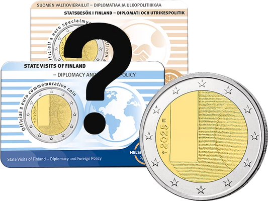 Pièce de 2 euros « Finlande Diplomatie et Politique étrangère 2025 » (langue au choix)