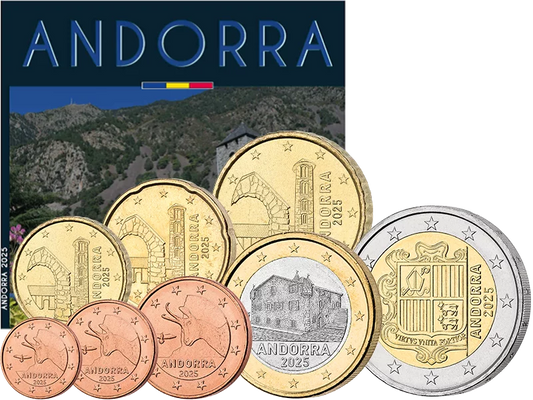 Coffret de pièces en euros Andorre 2025