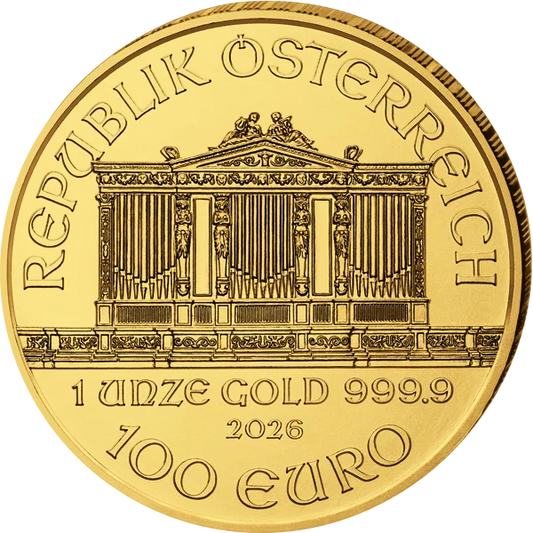 1 once d'or, Autriche, Orchestre philharmonique de Vienne, 2026