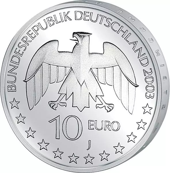10 euros République fédérale d'Allemagne 200e anniversaire de Justus Liebig 2003 Épreuve (J)