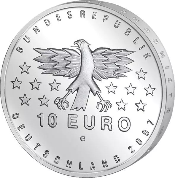10 euros République fédérale d'Allemagne 50 ans du Land de Sarre 2007 Preuve