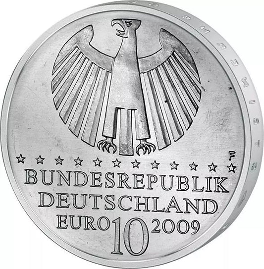 10 euros République fédérale d'Allemagne 400 ans de lois de Kepler Preuve 2009