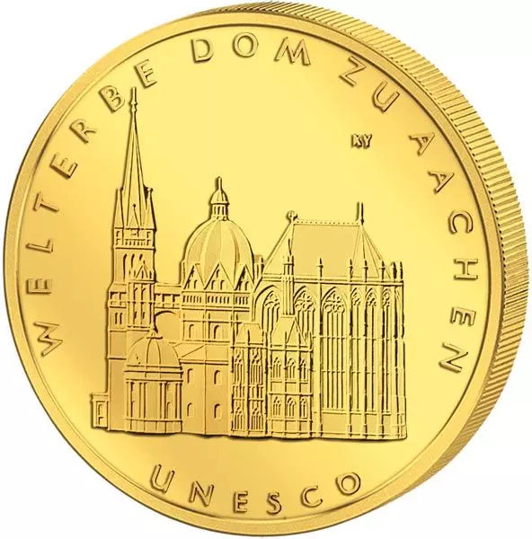 100 euros Allemagne Site du patrimoine mondial de l'UNESCO Cathédrale d'Aix-la-Chapelle 2012