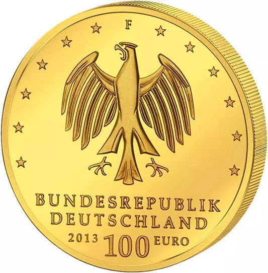 100 euros République fédérale d'Allemagne Site du patrimoine mondial de l'UNESCO Royaume-Uni de Dessau-Wörlitz 2013 État neuf (A-J)