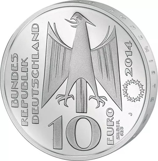 10 euros République fédérale d'Allemagne 300 ans de l'échelle Fahrenheit 2014 Épreuve