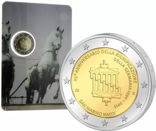 2 euros Saint-Marin 25 ans d'unité allemande 2015