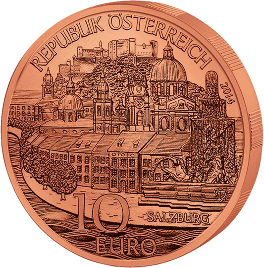 10 Euro Autriche Salzbourg 2014