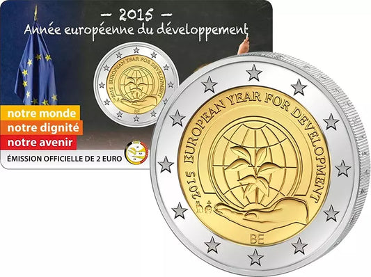 2 euros Belgique Année européenne du développement 2015