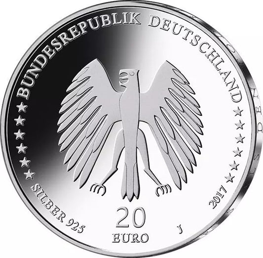 20 Euro BRD Bremen Town Musicians 2017 Polished Record
