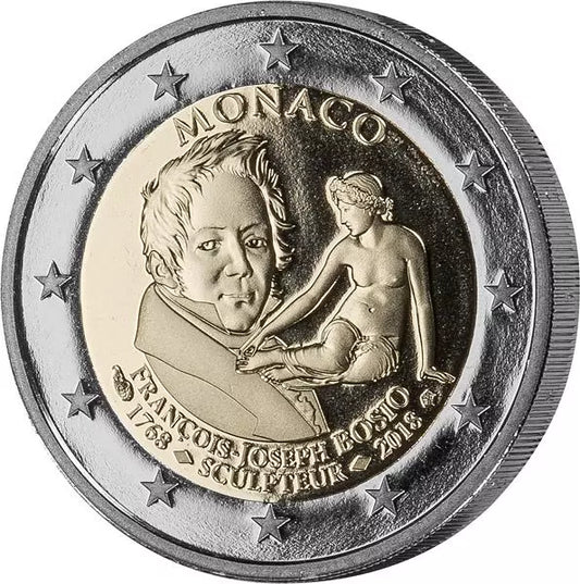 2 Euro Monaco 250e anniversaire de François-Joseph Bosio 2018