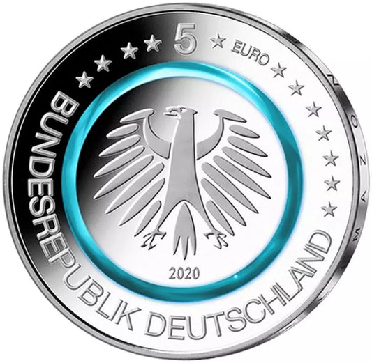 Pièce de 5 euros BRD Zone subpolaire 2020 (preuve)