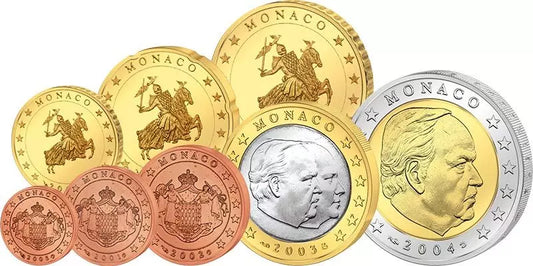 Coffret Euros Monaco 2001 - 2005