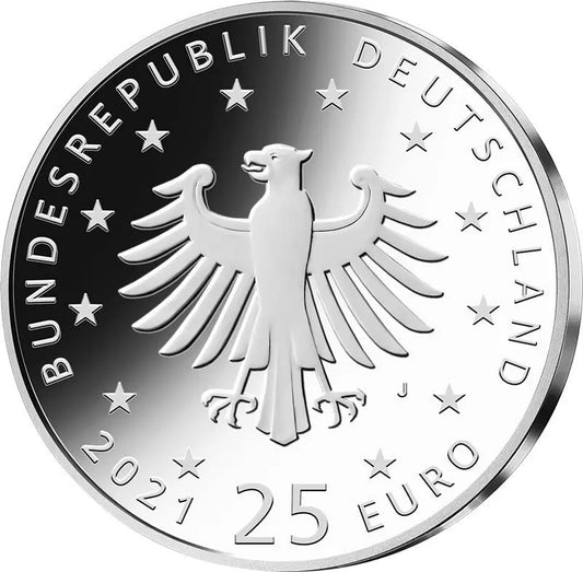 Preuve de 25 euros pour Noël 2021 en Allemagne (Naissance du Christ)