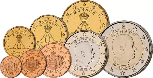 Série de pièces en euros Monaco 2006-2022