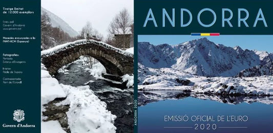 Coffret de pièces en euros Andorre 2020