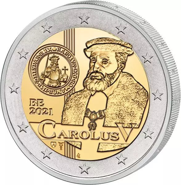 2 euros Belgique 500e anniversaire du Karlsgulden 2021