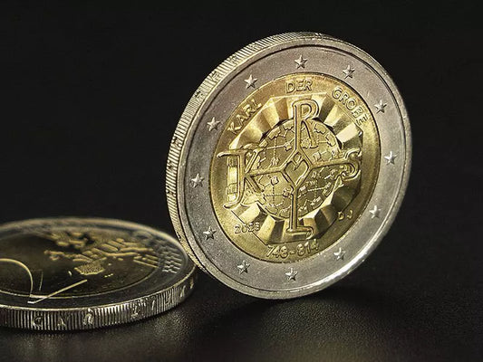 5 x 2 euros Allemagne 1275e anniversaire de Charlemagne 2023 A-J
