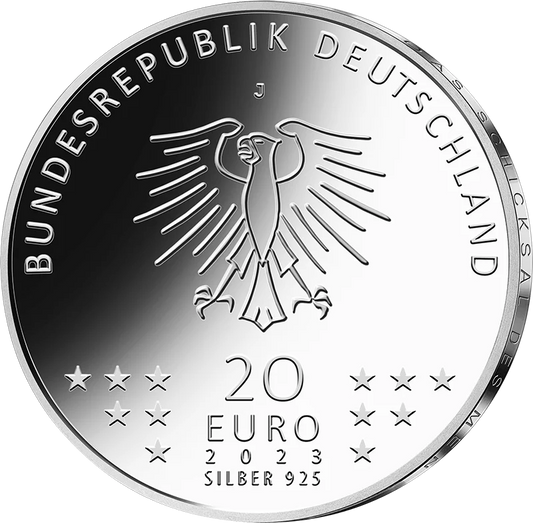 20 euros Allemagne 125e anniversaire de Bertolt Brecht 2023 Preuve