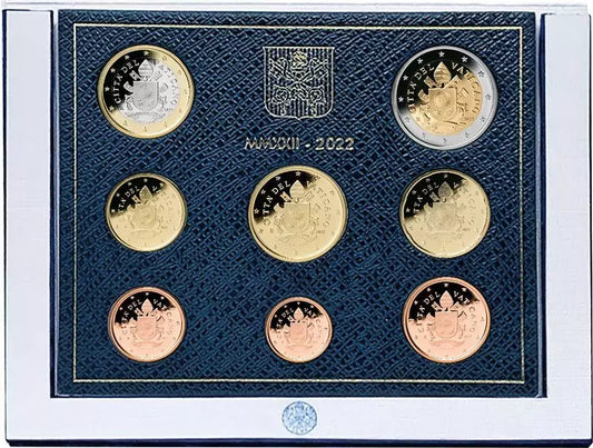 Coffret de pièces en euros du Vatican 2022