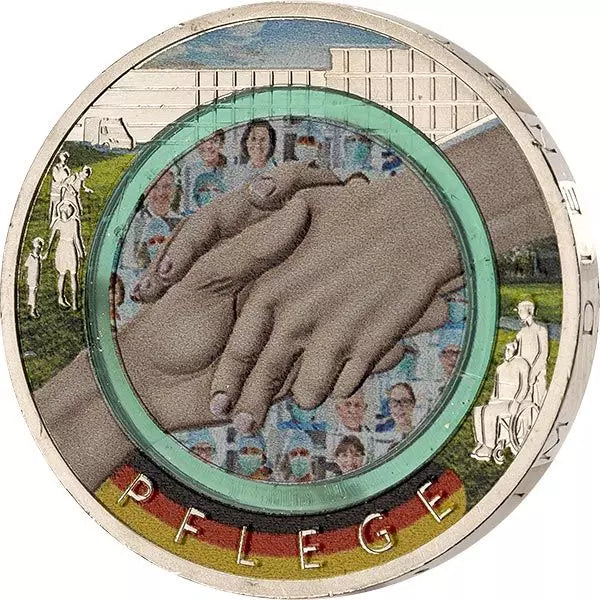 10 euros BRD Care 2022 avec application couleur