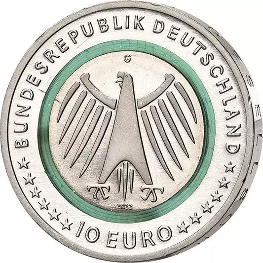 10 euros BRD Care 2022 avec application couleur