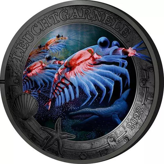 3 Euro Autriche Luminous Marine Worlds - Crevettes Lumineuses 2023