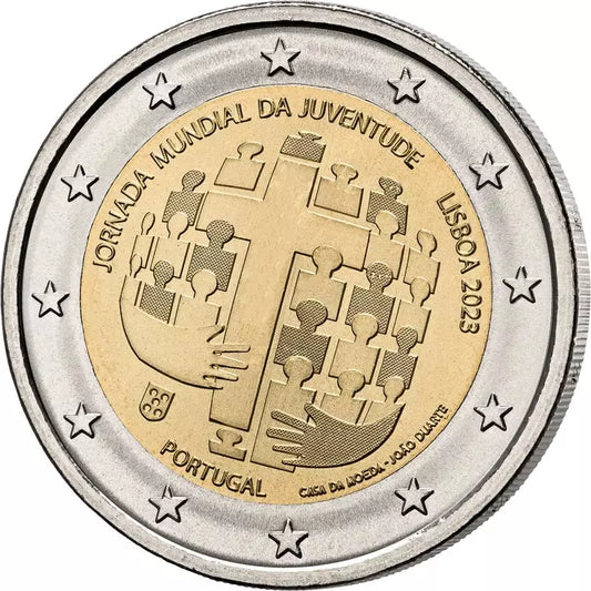 Journées mondiales de la jeunesse 2023 au Portugal (2 euros) Lisbonne