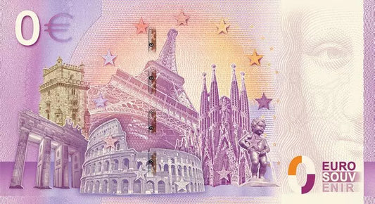 Billet de 0 euro Italie Les Cinque Terre 2022