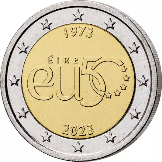 2 euros Irlande 50 ans d'adhésion à l'UE 2023