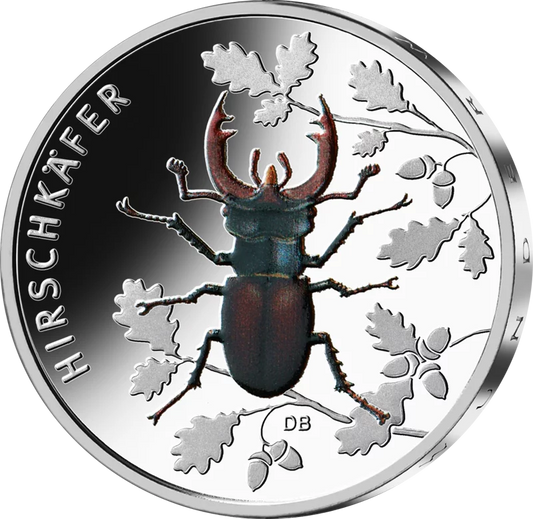 5 euros BRD Insectes du Pays des Merveilles : Lucane cerf-volant 2024 État neuf