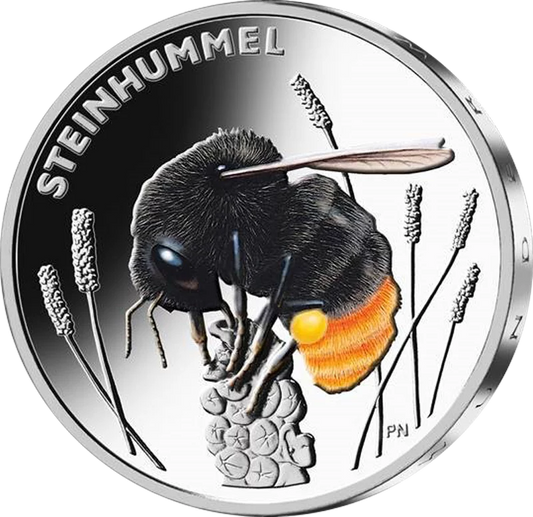5 Euro BRD Insectes du Pays des Merveilles : Bourdon des Pierres 2024 Estampé Brillant