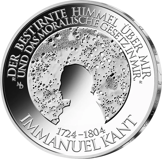 Pièce de 20 euros, Allemagne, 300e anniversaire d'Emmanuel Kant, 2024 - État neuf