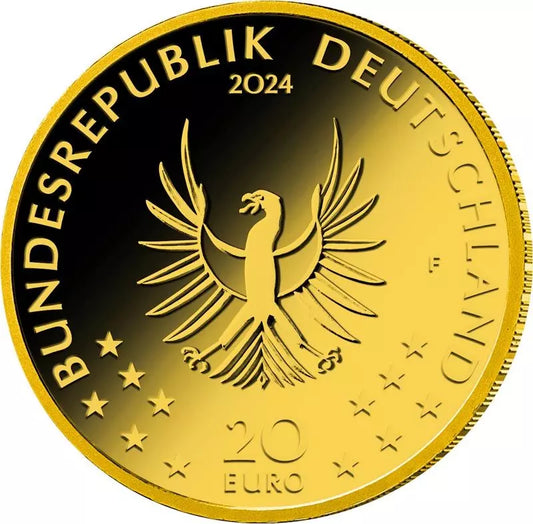 5 x 20 euros Allemagne Retour des animaux sauvages - Castor 2024 État neuf (A - J)