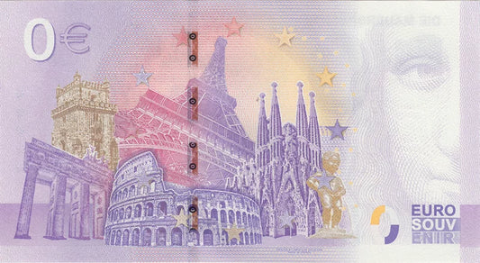 Billet de 0 euro France Vulcania Dragon Ride 2019