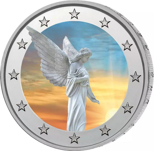 Édition Artiste 2 euros Ange Gardien - Ange de Lumière